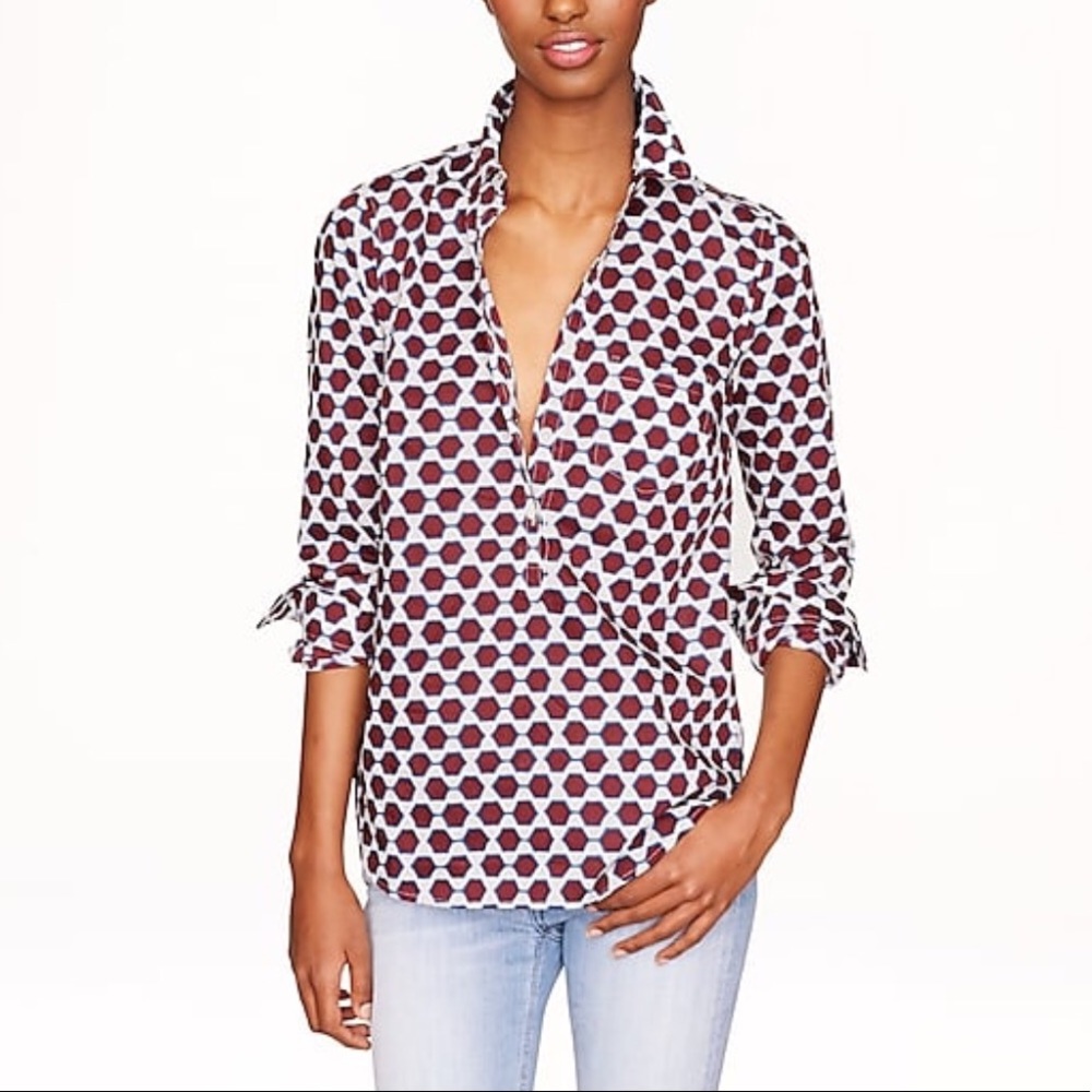J.CREW Popover in sunglass print